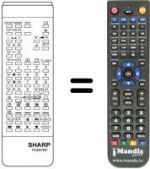 Télécommande équivalente RRMCG 0579 CESA