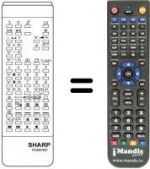 Télécommande équivalente RRMCG 0641 CESA
