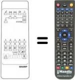 Télécommande équivalente RRMCG 1019