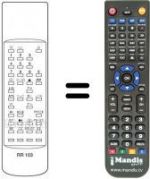 Télécommande équivalente RR 103