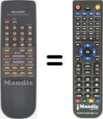 Télécommande équivalente RRMCG 0009 AJSA