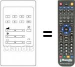 Télécommande équivalente RRMCG 0063