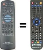 Télécommande équivalente RRMCG 0076 AJ