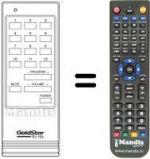 Télécommande équivalente RV 15A