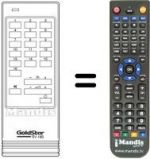 Télécommande équivalente RV 18B
