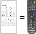 Télécommande équivalente PL 200
