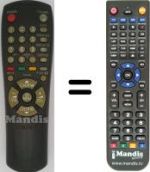 Télécommande équivalente Samsung CF 5944 N