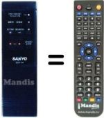 Télécommande équivalente SCR 04