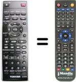 Télécommande équivalente SE-R0168