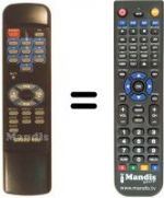 Télécommande équivalente SIRIUS 490