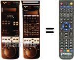 Télécommande équivalente Sony SLV-725