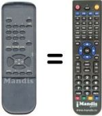 Télécommande équivalente ST 21