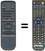 Télécommande équivalente T 26