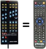 Télécommande équivalente Brionvega STRATOS 3 HIFI 25