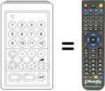 Télécommande équivalente UNIVERSUM 9266552