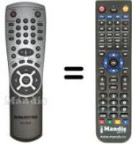 Télécommande équivalente SV 12909