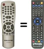 Télécommande équivalente SV 12919