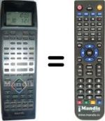 Télécommande équivalente Sanyo VHR-D5900 I