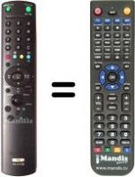 Télécommande équivalente Sony KV-32 FX68K