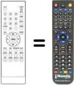 Télécommande équivalente Sansui LTV 2045