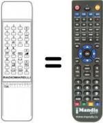 Télécommande équivalente T 30