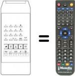 Télécommande équivalente 57-3504