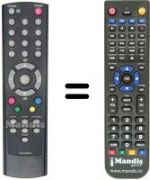 Télécommande équivalente Imperial ULTRASLIM 21'