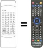 Télécommande équivalente TC 118