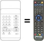 Télécommande équivalente TC 112