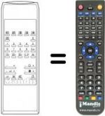 Télécommande équivalente TC 142