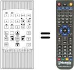 Télécommande équivalente 75 6194