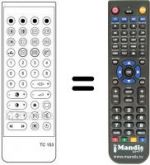 Télécommande équivalente TC 153