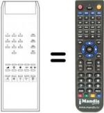 Télécommande équivalente TC 210