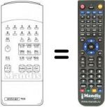 Télécommande équivalente TC 3