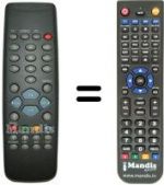 Télécommande équivalente Sinudyne 42000
