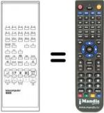 Télécommande équivalente Sinudyne FAUNO 1601