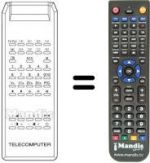 Télécommande équivalente TELECOMPUTER