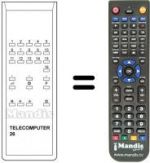 Télécommande équivalente 701308078