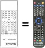 Télécommande équivalente TELECOMPUTER 5520