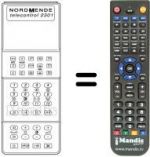 Télécommande équivalente TELECONTROL 2301