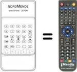 Télécommande équivalente TELECONTROL 2336