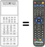 Télécommande équivalente TELECONTROL 2401