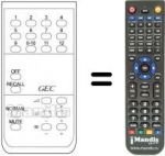 Télécommande équivalente TELEMASTER 12