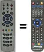 Télécommande équivalente RC 2183