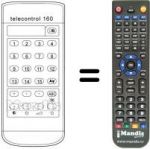 Télécommande équivalente 583.273