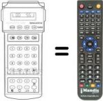 Télécommande équivalente 583.275