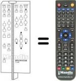 Télécommande équivalente TL 400