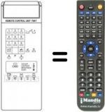 Télécommande équivalente TM 40
