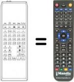 Télécommande équivalente TM 99