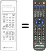 Télécommande équivalente TRB-16 B